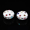 Polymer Clay Rhinestone Beads RB-S056-27H-3