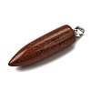 Synthetic Goldstone Pointed Pendants G-F820-12E-2