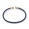 Braided Carbon Steel Wire Bracelet Making MAK-A017-B04-1