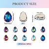 Cheriswelry 100Pcs 10 Colors Sew on Rhinestone DIY-CW0001-38-16