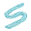 Anti-Tarnish Electroplate Glass Beads Strands EGLA-ZX010-4mm-10-3