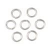 Tarnish Resistant 304 Stainless Steel Open Jump Rings STAS-N015-04-6x0.9mm-1