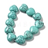 Synthetic Turquoise Dyed Beads Strands G-K335-01H-2