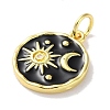 Rack Plated Brass Enamel Pendants KK-Z039-02B-2