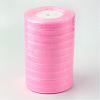 Breast Cancer Pink Awareness Ribbon Making Materials Sheer Organza Ribbon RS12mmY004-3