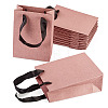 10Pcs Paper Gift Tote Bags with Nylon Ribbon Handles ABAG-TA0002-31A-1