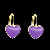 Trendy Tin Alloy Leverback Earrings EJEW-BB20929-A-8