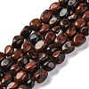 Natural Mahogany Obsidian Beads Strands G-G146-A30-01-1