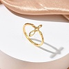 Brass Finger Rings for Women RJEW-K261-07A-G-1