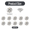 500Pcs Diamond Shape Grade AAA Cubic Zirconia Cabochons ZIRC-TADJ0001-01E-4
