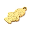 Christmas Theme 201 Stainless Steel Pendants STAS-Q015-13G-01-2