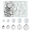 DIY Blank Dome Pendant Making Kit DIY-FS0005-47-1