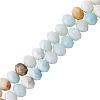 1 Strand Natural Flower Amazonite Beads Strands G-TA0003-26B-3