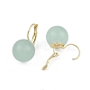 Brass with Resin Round Hoop Earrings EJEW-Q391-09G-02-3