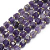 Natural Amethyst Jade Beads Strands G-I376-D27-01-1