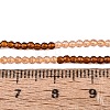 Transparent Glass Beads Strands GLAA-N074-01A-17-5
