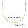 925 Sterling Silver Chain Necklace HY1372-2-2