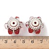 Sparkling Acrylic Rhinestone Beads CLAY-NH0003-01S-07-3