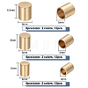 Unicraftale 36Pcs 6 Style 201 Stainless Steel Cord Ends STAS-UN0044-40-4