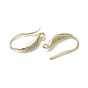 Brass Micro Pave Cubic Zirconia Earring Hooks KK-C048-14D-G-2