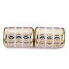 Electroplate Glass Beads EGLA-N026-02A-B02-1