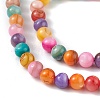 10 Strands Colorful Natural Freshwater Shell Dyed Beads Strands SHEL-M018-02-3