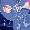 DIY Keychain Making Kits DIY-SP0002-65P-6