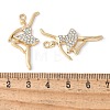 Alloy Crystal Rhinestone Pendants PALLOY-E775-18G-3