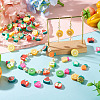 64Pcs 16 Styles Fruit & Vegetable Theme Handmade Polymer Clay Beads CLAY-TADJ0001-11-6