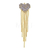 Brass Rhinestone Pendants KK-I715-15G-01-1