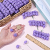 288Pcs Foam & Iron Artificial Flower AJEW-SP0003-58C-3