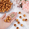 120Pcs Pinewood Large Hole European Beads WOOD-OC0003-81B-3