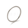 304 Stainless Steel Plain Band Rings STAS-I160-F-P-2