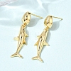 Brass Dangle Earrings EJEW-D352-06G-01-2