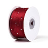 Single Face Printed Polyester & Acrylic Satin Ribbon SRIB-T009-06C-1