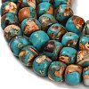 Dyed Synthetic Imperial Jasper Beads Strands GG-CBAA20A-03A-4