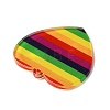 Rainbow Color Printed Acrylic Pendants OACR-B006-01I-3