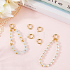 6Pcs Brass Spring Gate Clasps KK-SC0006-42G-02-3