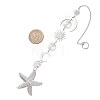 Glass Hanging Suncatchers HJEW-JM04583-3