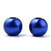 Spray Painted ABS Plastic Imitation Pearl Beads OACR-T015-05A-06-2