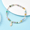 304 Stainless Steel Charm Bracelets BJEW-JB13091-6