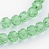 Transparent Glass Bead Strands GLAA-G013-8mm-55-3