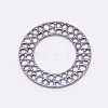 Zinc Alloy Filigree Joiners Links PALLOY-WH0076-41B-RS-1