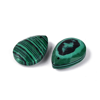 Synthetic Malachite Pendants G-N362-13K-1