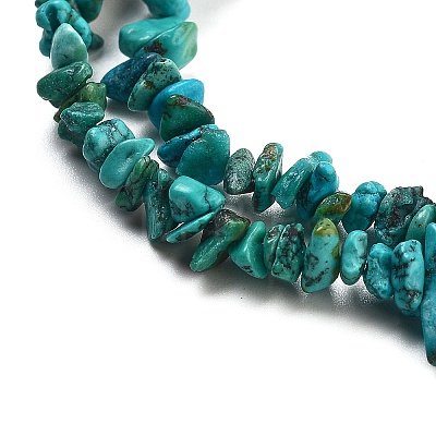 Natural HuBei Turquoise Beads Strands G-B089-A01-01-1