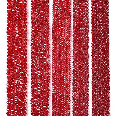 Electroplate Glass Beads Strands LS-EGLA-A044-T8mm-B01-1