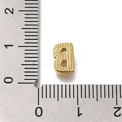 Rack Plating Brass Micro Pave Clear Cubic Zirconia Beads KK-G500-30G-B-1