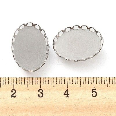 304 Stainless Steel Brooch Base Settings FIND-D035-01A-P-1