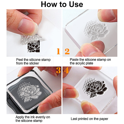 Custom PVC Plastic Clear Stamps DIY-WH0448-0542-1
