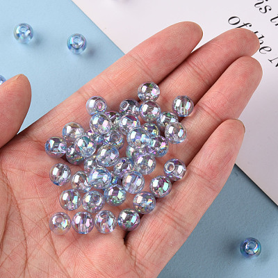 Transparent Acrylic Beads MACR-S370-B8mm-749-1